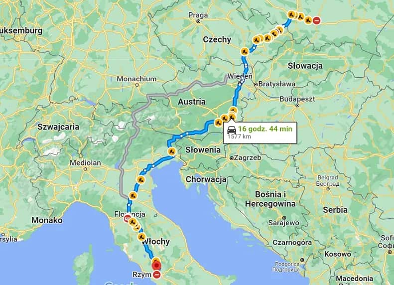 Najlepsza trasa do Włoch – uniknij wysokich kosztów i korków