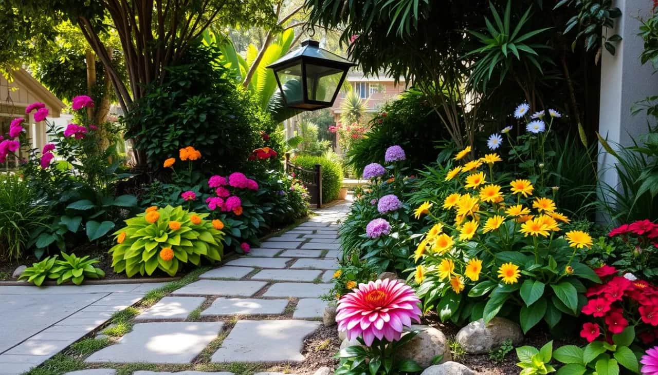 Co posadzić wzdłuż chodnika, aby stworzyć piękny ogród bez trosk?